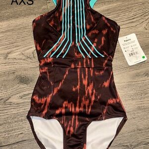 Stylish Brown and Blue Kids One Piece